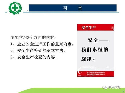 生產經營單位安全生產檢查的內容、程序及方法
